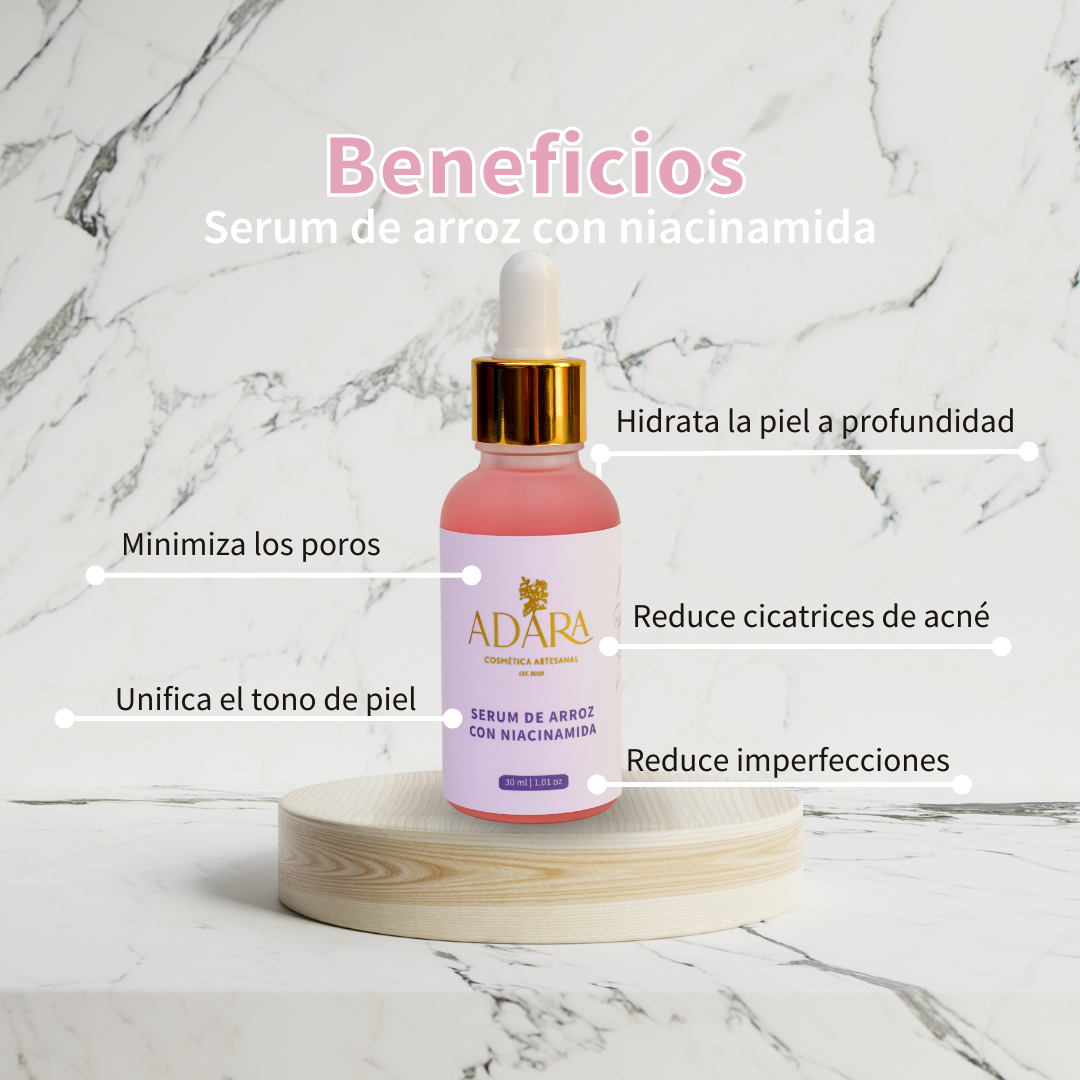 Serum de arroz con niacinamida