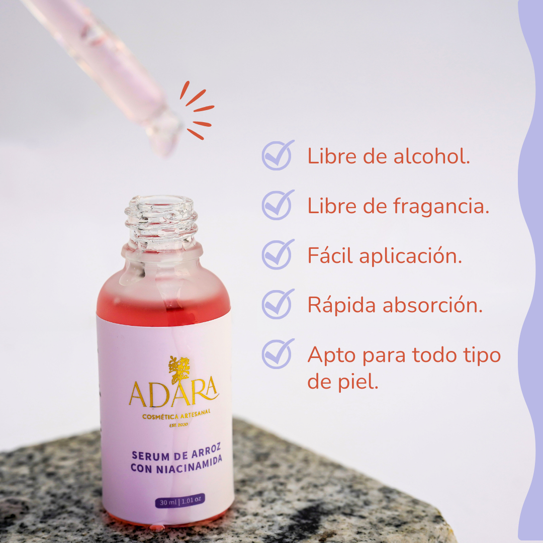 Serum de arroz con niacinamida